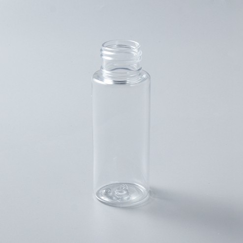 60ml Cylinder clear PET Plastic Bottle