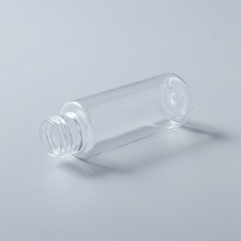 60ml Cylinder clear PET Plastic Bottle for sale