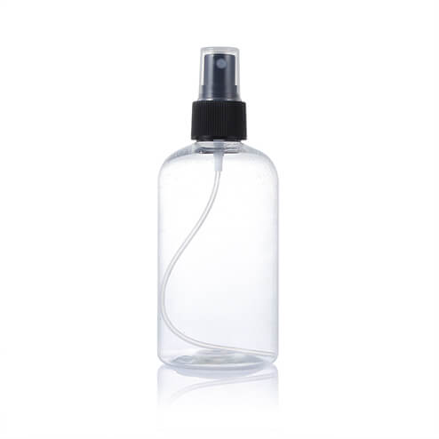 250ml saniziter bottle with balck sprayer