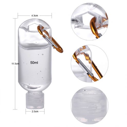 PET Keychain travel bottles