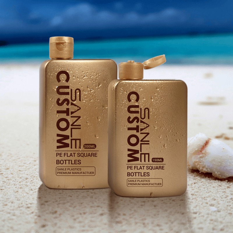 tanning oil bottle
